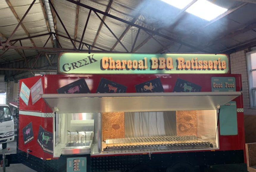 Greek Charcoal BBQ Rotisserie A & B Food Trucks
